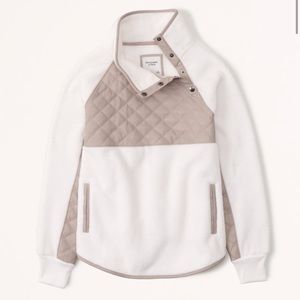 Abercrombie and Fitch Pullover Snap Fleece